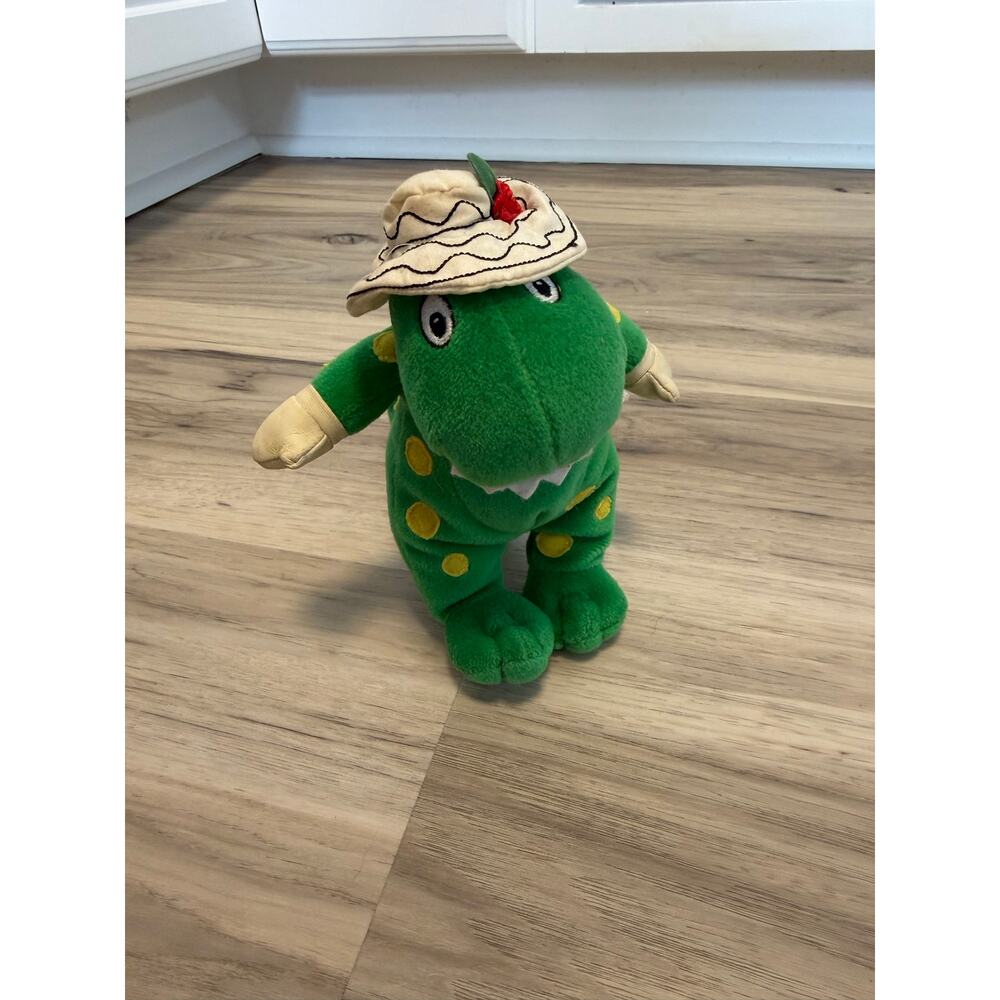 Vintage 2003 The Wiggles Dorothy The Dinosaur 8" Bean Bag Plush Spin Master